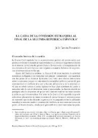 La caída de la inversión extranjera al final de la Segunda República española / Julio Tascón Fernández | Biblioteca Virtual Miguel de Cervantes