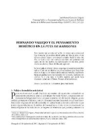 Fernando Vallejo y el pensamiento herético en "La puta de Babilonia" / José Manuel Camacho Delgado | Biblioteca Virtual Miguel de Cervantes