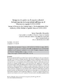 Imágenes de poder en el espacio colonial: la legitimación de la autoridad jalifiana en el Marruecos español (1912-1925) / Irene González González | Biblioteca Virtual Miguel de Cervantes