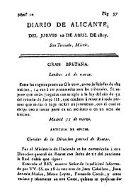 Diario de Alicante. Núm. 10, 10 de abril de 1817 | Biblioteca Virtual Miguel de Cervantes