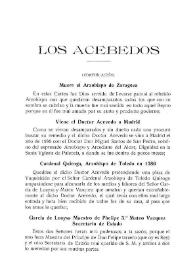 Los Acebedos (Continuación) / Mateo Escagedo Salmón | Biblioteca Virtual Miguel de Cervantes