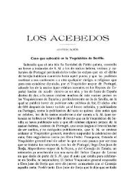 Los Acebedos (Continuación) / Mateo Escagedo Salmón | Biblioteca Virtual Miguel de Cervantes