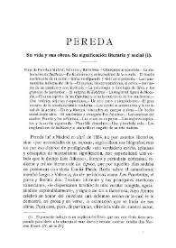 Pereda. Su vida y sus obras. Su significación literaria y social / Narciso Roure | Biblioteca Virtual Miguel de Cervantes