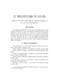 El Romanticismo en España. Caracteres especiales de su desenvolvimiento en algunas provincias (Continuación) / E. Allison Peers | Biblioteca Virtual Miguel de Cervantes