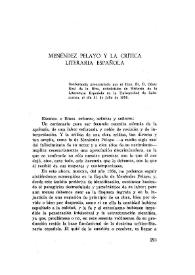 Menéndez Pelayo y la crítica literaria española / César Real de la Riva | Biblioteca Virtual Miguel de Cervantes