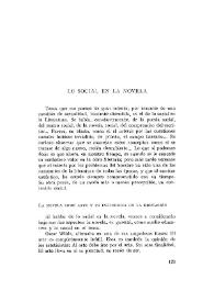 Lo social en la novela / Dolores Medio | Biblioteca Virtual Miguel de Cervantes