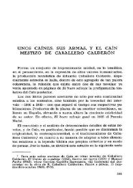 Unos Caínes, sus armas y el Caín mestizo de Caballero Calderón / Donald A. Randolph | Biblioteca Virtual Miguel de Cervantes