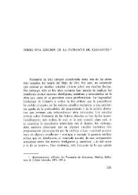 Sobre una edición de "La Numancia" de Cervantes / Stanislav Zimic | Biblioteca Virtual Miguel de Cervantes