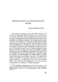 Menéndez Pelayo y el sistema educativo español / Antonio Santoveña Setién | Biblioteca Virtual Miguel de Cervantes