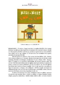 Kili-kili (1966- ) [Semblanza] / Igone Etxebarria | Biblioteca Virtual Miguel de Cervantes