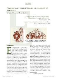 Decoración y significado en la alfarería de Astudillo / Enrique Echevarría Alonso-Cortés | Biblioteca Virtual Miguel de Cervantes