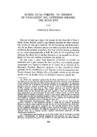 Miguel de la Fuente: un intento de evaluación del misticismo español del siglo XVII / por Thomas E. Schaefer | Biblioteca Virtual Miguel de Cervantes