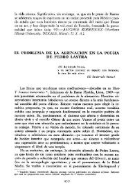 El problema de la alineación en la poesía de Pedro Lastra / Helmy F. Giacoman | Biblioteca Virtual Miguel de Cervantes