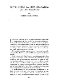 Notas sobre la obra dramática de los Machado / por Eusebio García-Luengo | Biblioteca Virtual Miguel de Cervantes