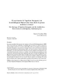 El matrimonio de Napoleón Bonaparte con la archiduquesa María Luisa visto desde la prensa andaluza coetánea / Beatriz Sánchez Hita | Biblioteca Virtual Miguel de Cervantes