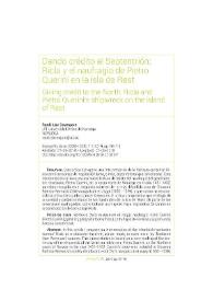 Dando crédito al Septentrión: Ricla y el naufragio de Pietro Querini en la isla de Røst / Randi Lise Davenport | Biblioteca Virtual Miguel de Cervantes