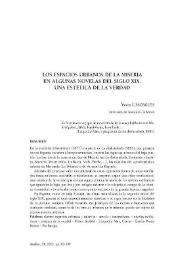 Los espacios urbanos de la miseria en algunas novelas del siglo XIX. Una estética de la verdad / Yvan Lissorgues | Biblioteca Virtual Miguel de Cervantes