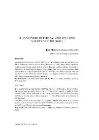 El Santander de Pereda: "Sotileza" (1885) y "Nubes de estío " (1891) / José Manuel González Herrán | Biblioteca Virtual Miguel de Cervantes