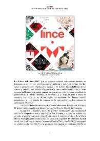 Los Libros del Lince : editorial (2007- ) [Semblanza] / N. Michelle Murray | Biblioteca Virtual Miguel de Cervantes