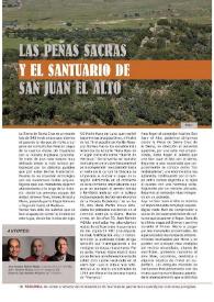 Las peñas sacras y el santuario de San Juan El Alto / José Antonio Ramos Rubio, Julio Esteban Ortega, Óscar de San Macario Sánchez | Biblioteca Virtual Miguel de Cervantes