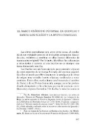 El marco onírico e infernal en Quevedo y Dante: Los "Sueños" y la "Divina Comedia" / Rodrigo Cacho Casal | Biblioteca Virtual Miguel de Cervantes