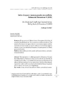 Sobre cheques y normas penales en conflicto. Balance de Discusiones 9 (2009) / Santiago Roldán | Biblioteca Virtual Miguel de Cervantes