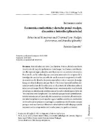 Introducción: Economía conductista y derecho penal: "nudges", disuasión e interdisciplinariedad / traducción del inglés de Fabrizio Espósito y Federico Arena | Biblioteca Virtual Miguel de Cervantes