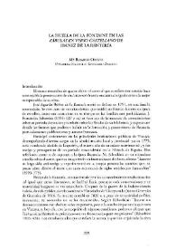 La huella de La Fontaine en las "Fábulas en verso castellano" de Ibáñez de la Rentería / M.ª Rosario Ozaeta | Biblioteca Virtual Miguel de Cervantes