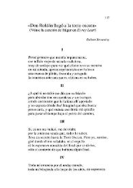 "Don Roldán llegó a la torre oscura" (Véase la canción de Edgar en "El rey Lear") / Robert Browning ; traducción y notas de Carlos Jiménez Arribas | Biblioteca Virtual Miguel de Cervantes