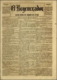 El Regenerador : Órgano Oficial del Gobierno del Estado de Oaxaca. Tomo II, núm. 5, 7 de enero de 1873 | Biblioteca Virtual Miguel de Cervantes