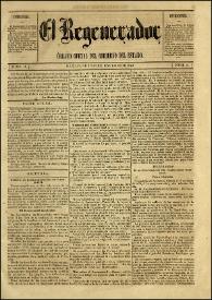 El Regenerador : Órgano Oficial del Gobierno del Estado de Oaxaca. Tomo II, núm. 6, 10 de enero de 1873 | Biblioteca Virtual Miguel de Cervantes