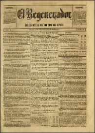 El Regenerador : Órgano Oficial del Gobierno del Estado de Oaxaca. Tomo II, núm. 10, 24 de enero de 1873 | Biblioteca Virtual Miguel de Cervantes