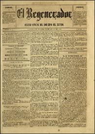 El Regenerador : Órgano Oficial del Gobierno del Estado de Oaxaca. Tomo II, núm. 17, 18 de febrero de 1873 | Biblioteca Virtual Miguel de Cervantes