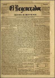 El Regenerador : Órgano Oficial del Gobierno del Estado de Oaxaca. Tomo II, núm. 27, 25 de marzo de 1873 | Biblioteca Virtual Miguel de Cervantes