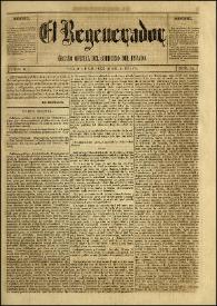 El Regenerador : Órgano Oficial del Gobierno del Estado de Oaxaca. Tomo II, núm. 32, 11 de abril de 1873 | Biblioteca Virtual Miguel de Cervantes