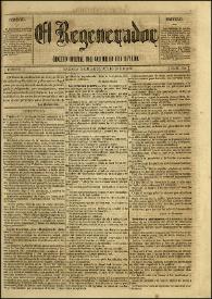 El Regenerador : Órgano Oficial del Gobierno del Estado de Oaxaca. Tomo II, núm. 59, 15 de julio de 1873 | Biblioteca Virtual Miguel de Cervantes