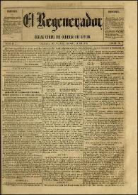 El Regenerador : Órgano Oficial del Gobierno del Estado de Oaxaca. Tomo II, núm. 71, 26 de agosto de 1873 | Biblioteca Virtual Miguel de Cervantes