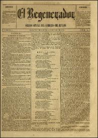 El Regenerador : Órgano Oficial del Gobierno del Estado de Oaxaca. Tomo II, núm. 72, 29 de agosto de 1873 | Biblioteca Virtual Miguel de Cervantes