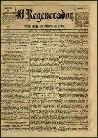 El Regenerador : Órgano Oficial del Gobierno del Estado de Oaxaca. Tomo II, núm. 79, 23 de septiembre de 1873 | Biblioteca Virtual Miguel de Cervantes