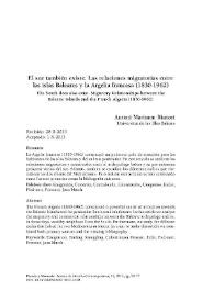 El sur también existe: las relaciones migratorias entre las islas Baleares y la Argelia francesa (1830-1962) / Antoni Marimon Riutort | Biblioteca Virtual Miguel de Cervantes