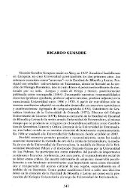 Ricardo Senabre / Alfonso Rey | Biblioteca Virtual Miguel de Cervantes