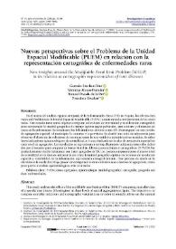 Nuevas perspectivas sobre el Problema de la Unidad Espacial Modificable (PUEM) en relación con la representación cartográfica de enfermedades raras / Germán Sánchez-Díaz ; Verónica Alonso Ferreira ; Manuel Posada de la Paz ; Francisco Escobar  | Biblioteca Virtual Miguel de Cervantes