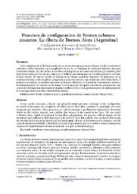 Procesos de configuración de frentes urbanos costeros: La ribera de Buenos Aires (Argentina) / José R. Dadon | Biblioteca Virtual Miguel de Cervantes