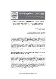 Estrategias teatrales frente a la invasión francesa (1808-1814). El teatro patriótico durante la Guerra de la Independencia
 / Ana María Freire López | Biblioteca Virtual Miguel de Cervantes