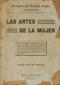 Las artes de la mujer / Arreglado por Carmen de Burgos Seguí (Colombine) | Biblioteca Virtual Miguel de Cervantes