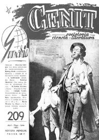 Cenit : Revista de Sociología, Ciencia y Literatura. Año XXIV, núm. 209, abril-mayo-junio 1974 | Biblioteca Virtual Miguel de Cervantes