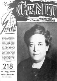 Cenit : Revista de Sociología, Ciencia y Literatura. Año XXVI, núm. 218, julio-agosto-septiembre 1976 | Biblioteca Virtual Miguel de Cervantes