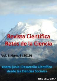 Revista Científica Retos de la Ciencia. Vol. 3, núm. 6 (2019) 	 | Biblioteca Virtual Miguel de Cervantes