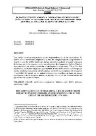 El rostro hipotecado de la emigración: un mercado del crédito desplazado entre los emigrantes compostelanos en Cádiz al final del antiguo régimen (1770-1804) / Francisco Cebreiro Ares | Biblioteca Virtual Miguel de Cervantes