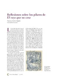 Reflexiones sobre los pilares de "El rayo que no cesa" / Francisco Estévez Regidor | Biblioteca Virtual Miguel de Cervantes